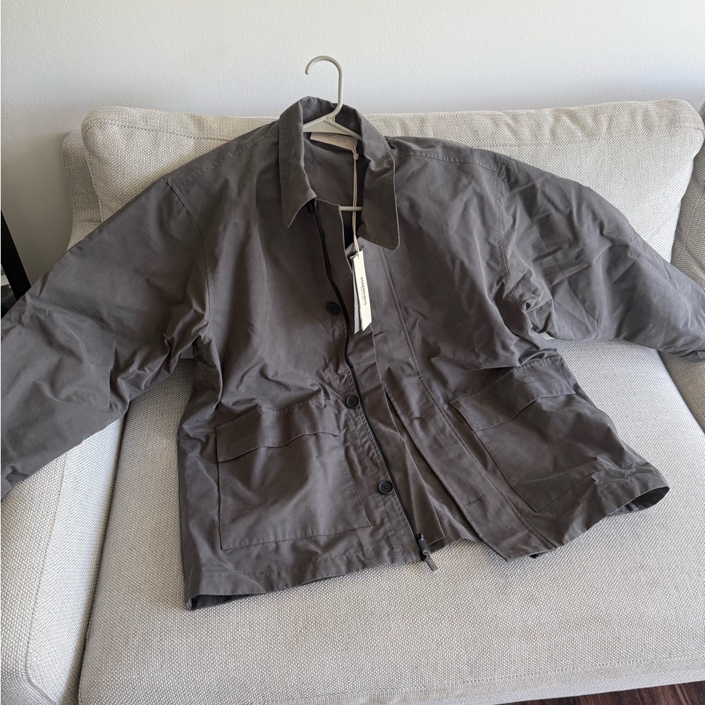 Essential Fear of God Unisex Gray Utility Jacket